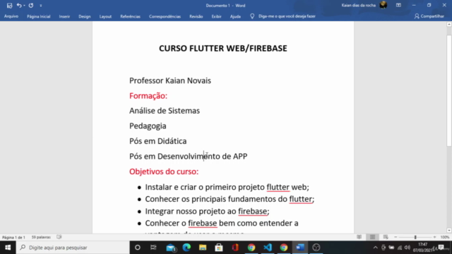 Flutter Web com Firebase – Screenshot 1