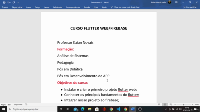Flutter Web com Firebase – Screenshot 2