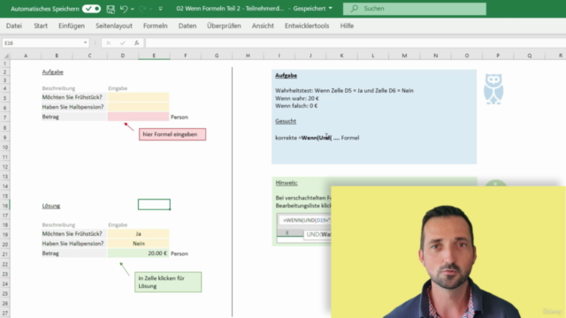 Excel - Crash Kurs für Beginner inkl. Übungen und Quizze – Screenshot 2