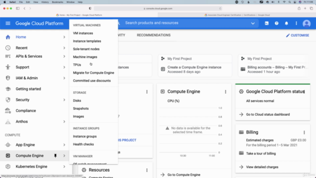 Certificação Google Cloud Associate Cloud Engineer (GCP) – Screenshot 3