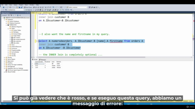 Impara le basi di transact SQL (5 ore di lezione) – Screenshot 4