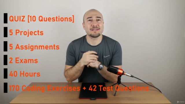 Python Hands-On 46 Hours, 210 Exercises, 5 Projects, 2 Exams – Screenshot 3
