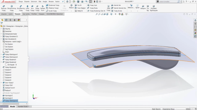 SolidWorks 2020 Yüzey Modelleme Eğitimi – Screenshot 2