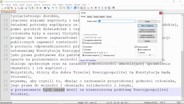 Wyrażenia regularne w Pythonie – Screenshot 4