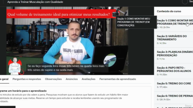Aprenda a Treinar Musculação com Qualidade – Screenshot 2