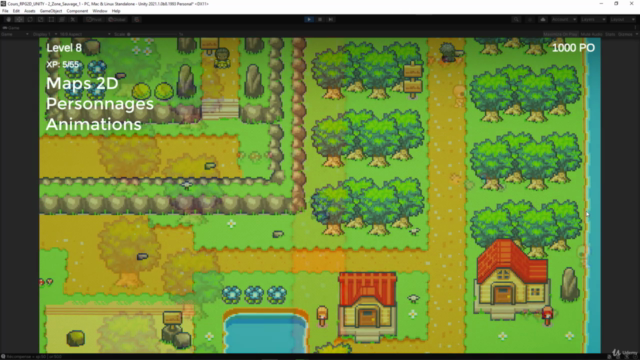 UNITY : Développer un RPG 2D avec C# - Formation complète – Screenshot 2