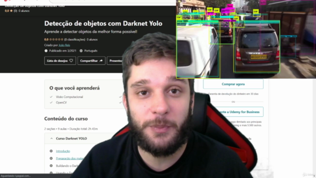 Detecção de objetos com Darknet Yolo – Screenshot 1