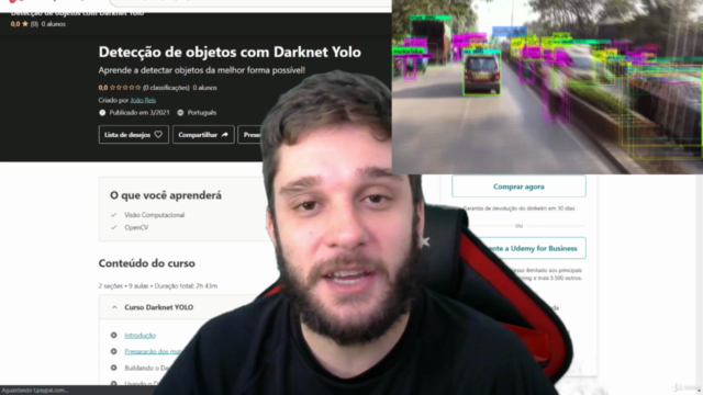 Detecção de objetos com Darknet Yolo – Screenshot 2