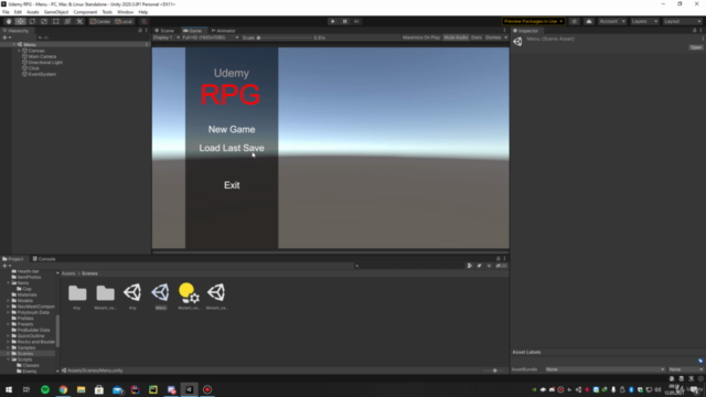 İleri Seviye Unity3D Eğitimi - RPG Oyun Projesi Eşliğinde – Screenshot 1