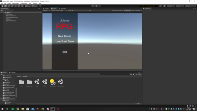 İleri Seviye Unity3D Eğitimi - RPG Oyun Projesi Eşliğinde – Screenshot 3