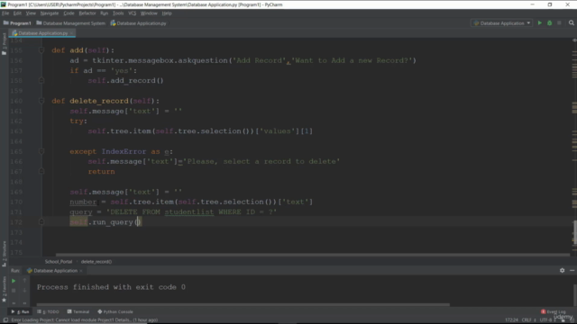 Python Database Design | Build A Database Management System – Screenshot 2