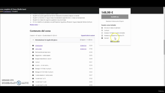 Corso completo di Cinese (livello base) – Screenshot 2