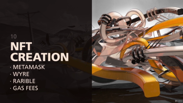 Create Abstract NFT Crypto Art with Cinema 4D + Photoshop – Screenshot 4