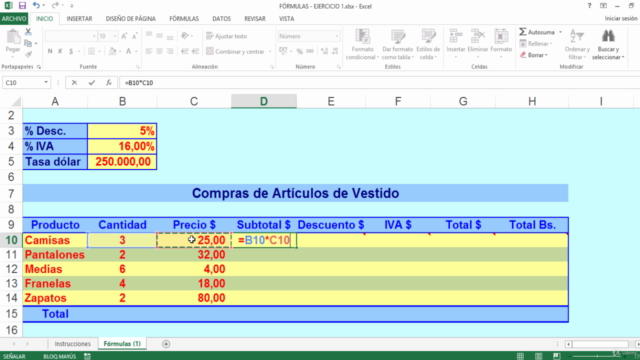 Microsoft Excel Nivel Intermedio – Screenshot 3