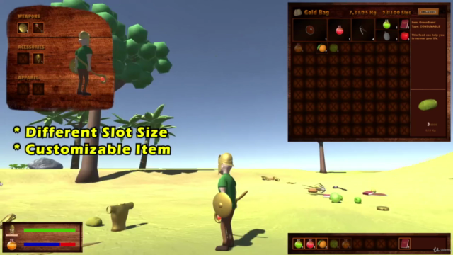 Desenvolvendo sistema de inventário de jogos com Unity - Screenshot_01