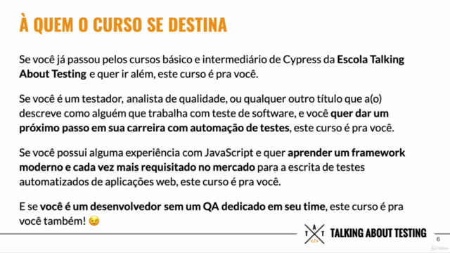 Testes automatizados com Cypress - Avançado – Screenshot 4