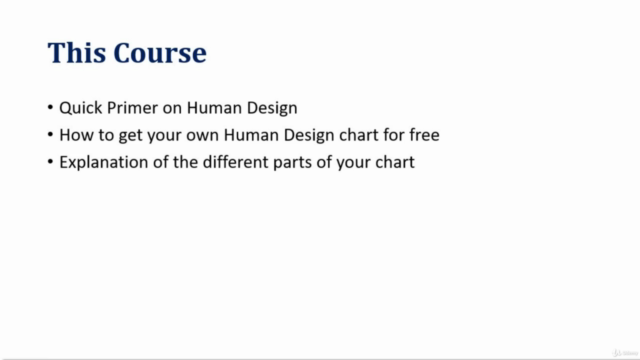 How to Read Your Human Design Chart (Introductory HD Course) – Screenshot 1
