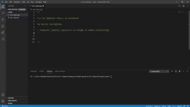 Template Kavramı | İleri Seviye C/C++ Programlama – Screenshot 1