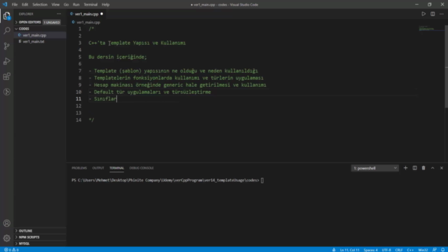 Template Kavramı | İleri Seviye C/C++ Programlama – Screenshot 2