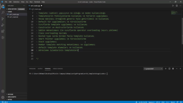 Template Kavramı | İleri Seviye C/C++ Programlama – Screenshot 4