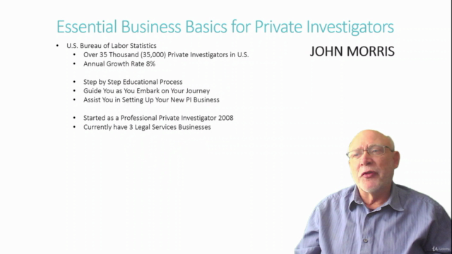 Essential Business Basics for Private Investigators – Screenshot 1
