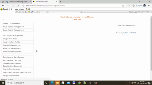 QA Testing - TestLink herramienta de gestión de pruebas – Screenshot 1