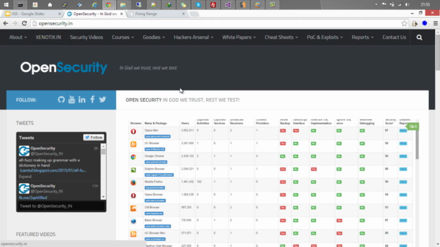 Cross Site Scripting (XSS) Attacks for Pentesters – Screenshot 1