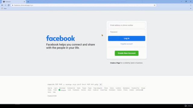Building a Facebook Clone - Step by Step – Screenshot 4