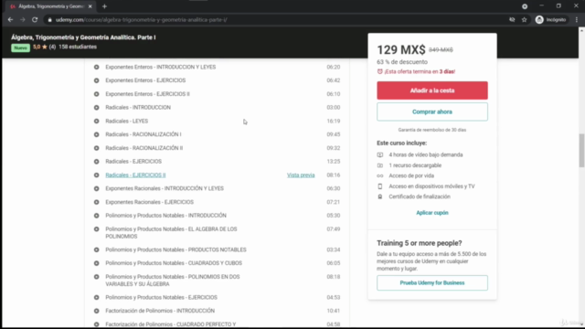 Álgebra, Trigonometría y Geometría Analítica. Parte I – Screenshot 4