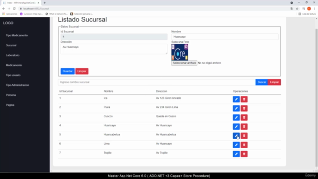Master Asp.Net Core 6.0 (ADO .NET +3 Capas+ Store Procedure) – Screenshot 1