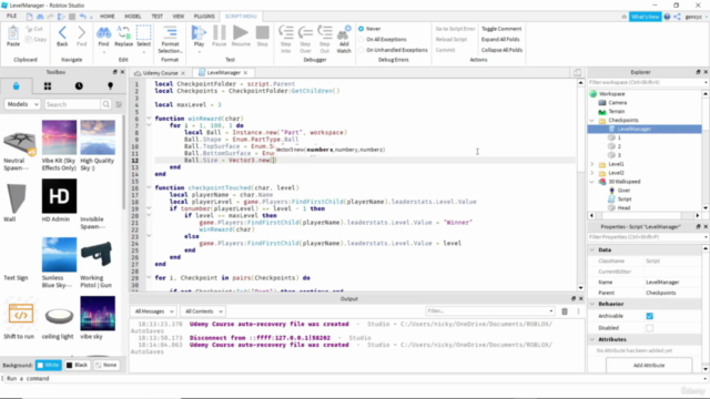 Roblox Beginner Scripting Course | How to make a game – Screenshot 1