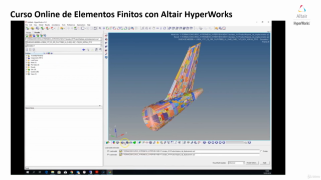Simulación estructural por Elementos Finitos con HyperWorks - Screenshot_03