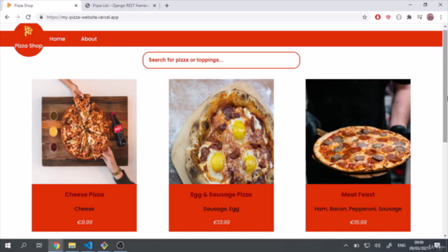 Make A Pizza Website with Next.js Frontend & Django Backend - Screenshot_02