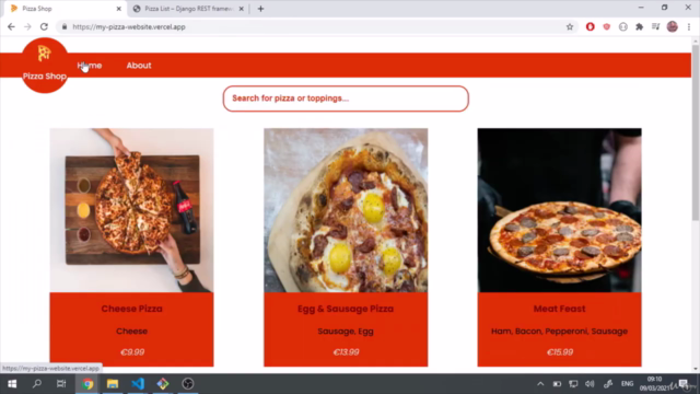 Make A Pizza Website with Next.js Frontend & Django Backend - Screenshot_03
