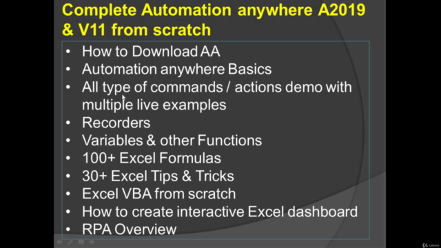Automation anywhere 360 / A2019 tutorial from scratch 10+ hr - Screenshot_01
