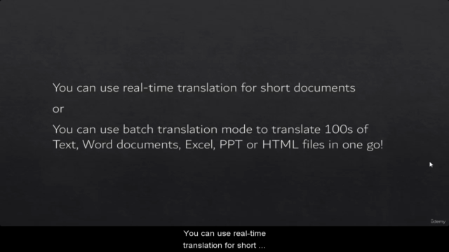 Translation happens Automatically - Using Amazon Translate – Screenshot 1