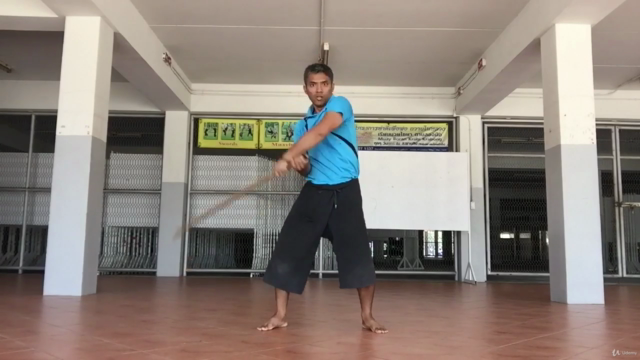 Long Sword in Krabi krabong martial art of Thailand level 1 – Screenshot 4