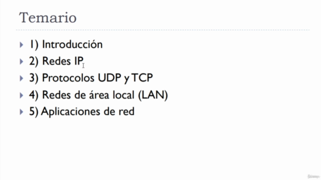 Curso Maestro de Redes de Computadores – Screenshot 1