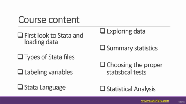 STATA for Beginners (Simplified in Arabic) – Screenshot 3