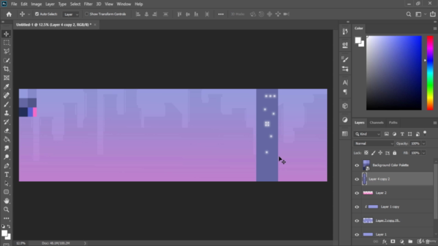 Learn 2D Game Environments Graphic Design For Beginners – Screenshot 3