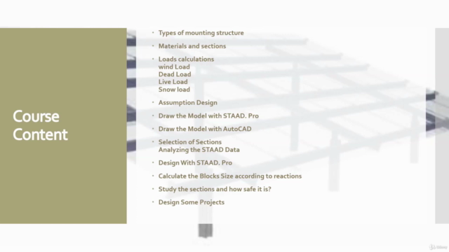PV structures تصميم الهيكل المعدني لانظمة الطاقة الشمسية – Screenshot 2