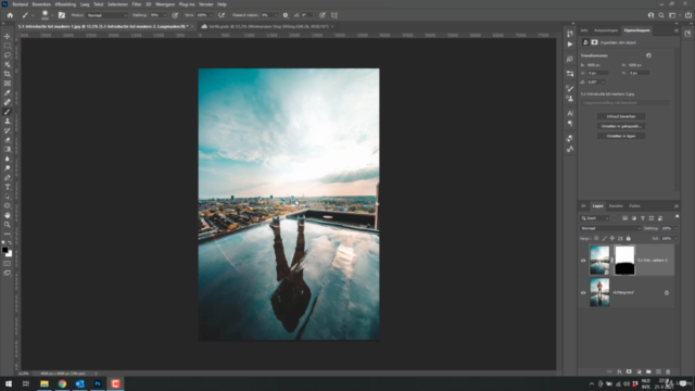 Werken met maskers in Photoshop – Screenshot 1