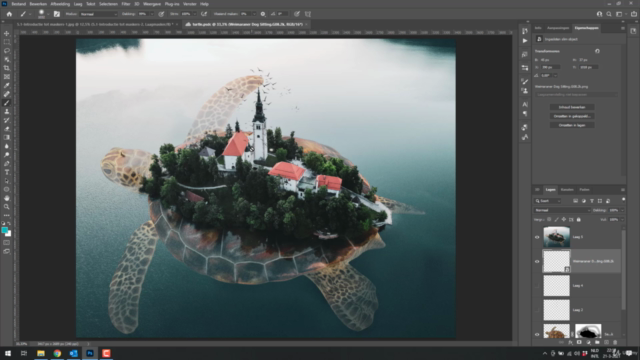 Werken met maskers in Photoshop – Screenshot 2
