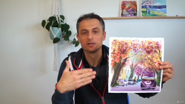 Spring Blossoms Motifs in Watercolor [English] – Screenshot 3