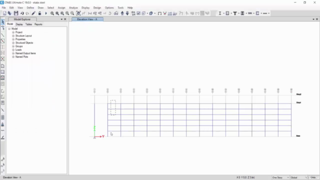 CSI ETABSV19 steel structure analysis and design - Screenshot_01