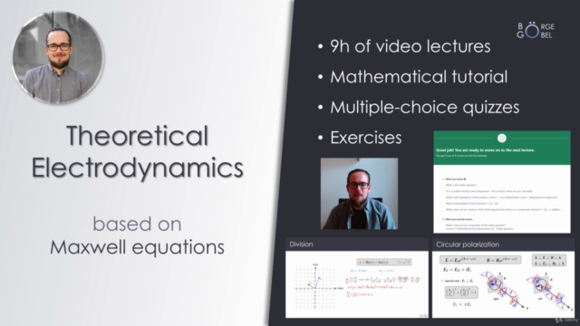 Electrodynamics based on Maxwell equations (Bachelor level) – Screenshot 2