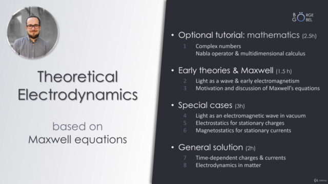 Electrodynamics based on Maxwell equations (Bachelor level) – Screenshot 4