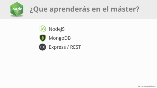 Master en APIs RESTful con NodeJS: Crea 3 backends completos – Screenshot 1