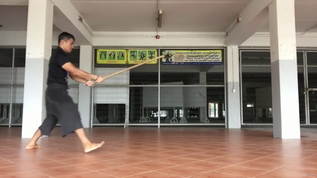 Long Sword level 2 in Krabikrabong martial art of Thailand – Screenshot 1
