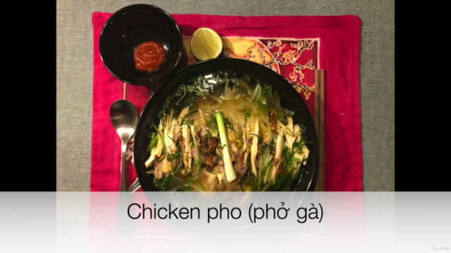 Cooking Class: Vietnamese Food, Chicken Pho Noodle (Phở Gà) – Screenshot 1